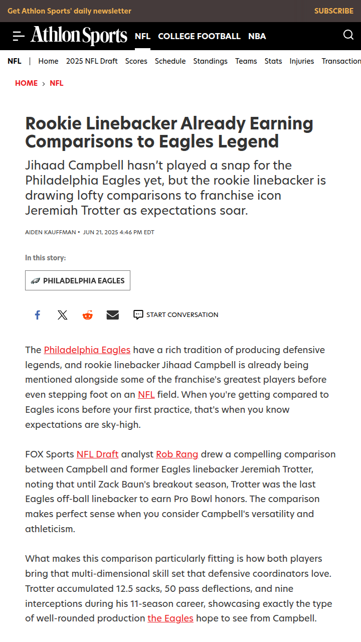 Jihaad Campbell: Next Axe Man in Philly?