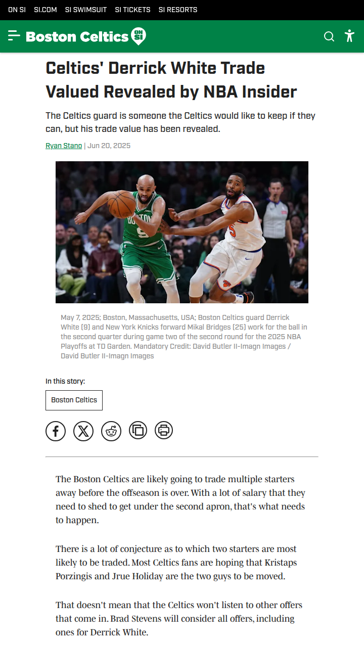 Is D-White Too Valuable to Trade?