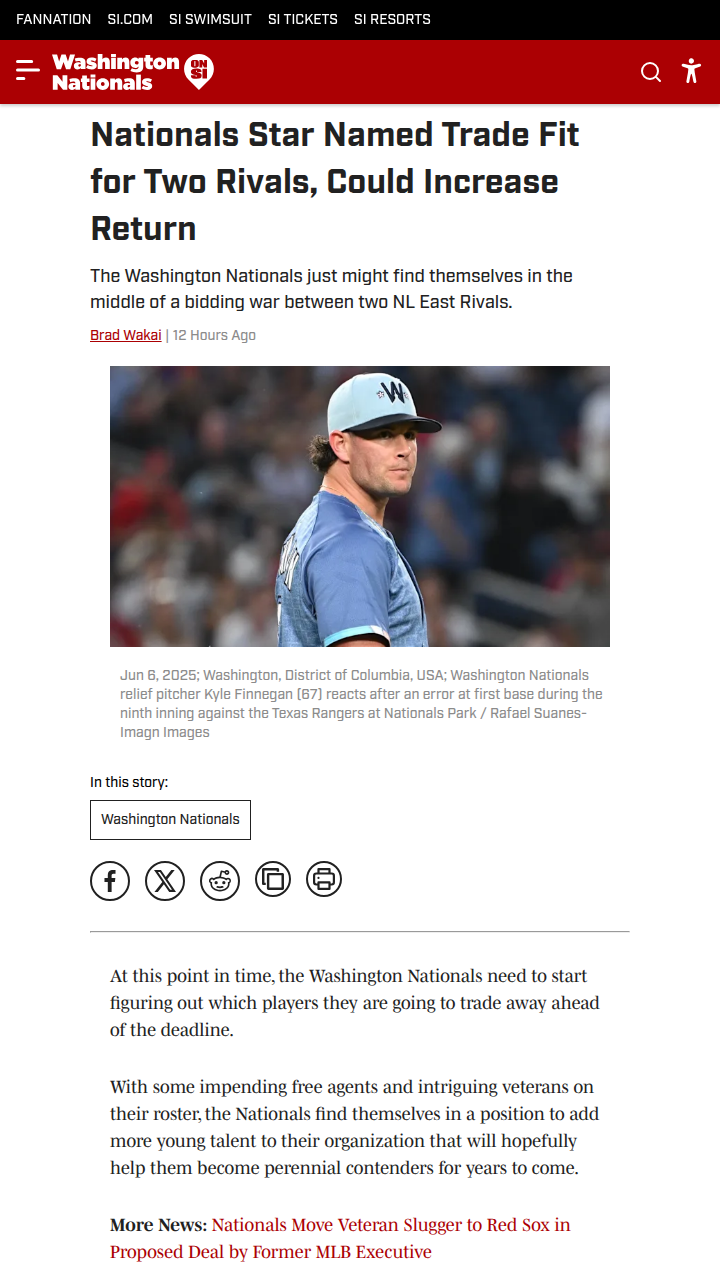 Finnegan Sparks Mets-Phillies Bidding War?
