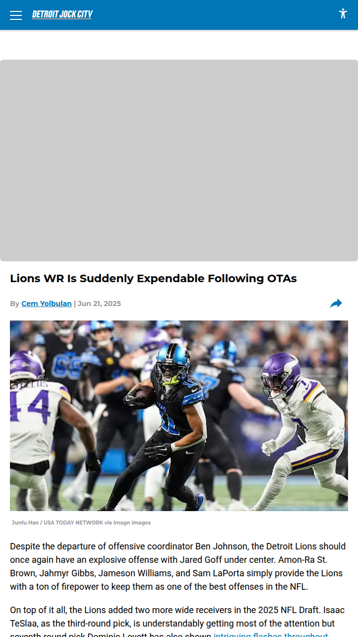 Is Kalif Raymond’s Time in Detroit Up?