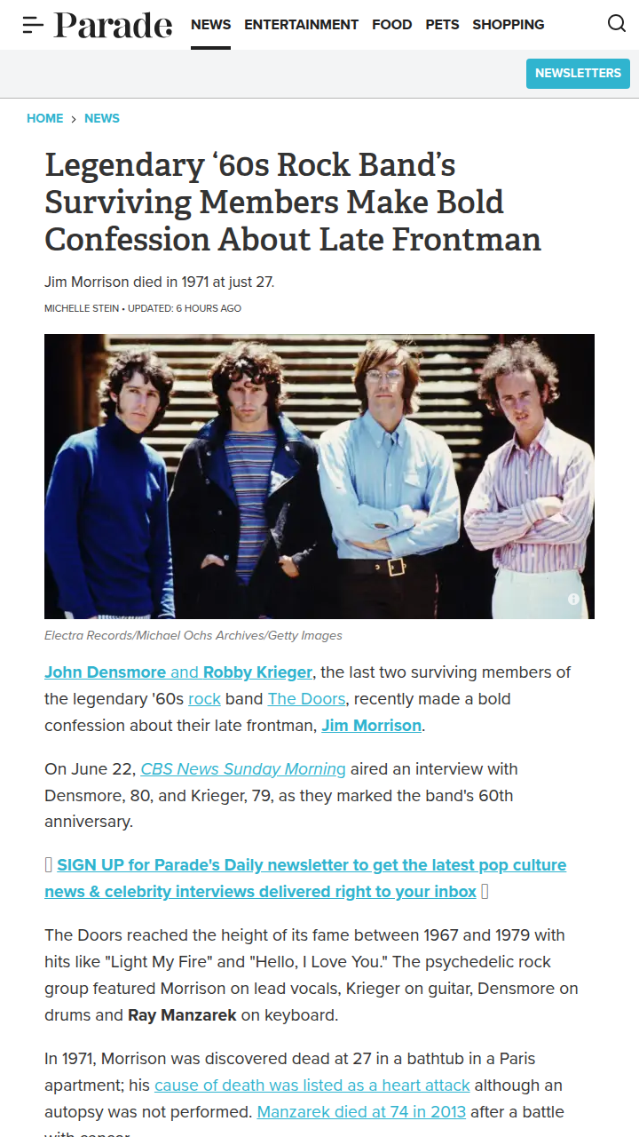 Did The Doors Really Doubt Jim Morrison? 🤔