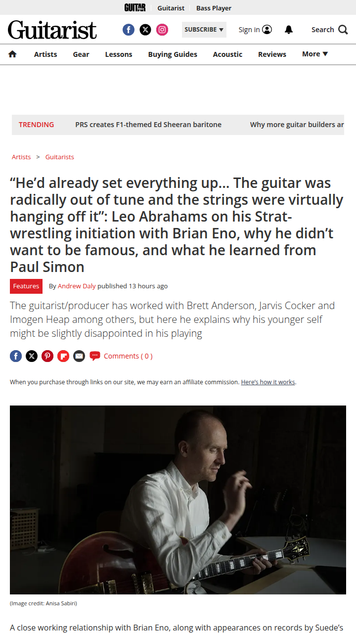 Eno’s Wild Guitar Test for Leo?! 🎸