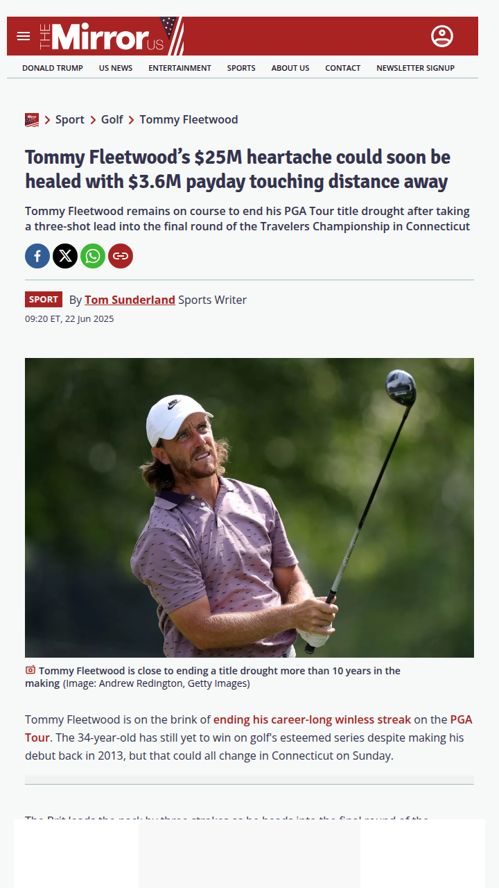 Fleetwood’s Sunday Showdown: Will He Finally Win?