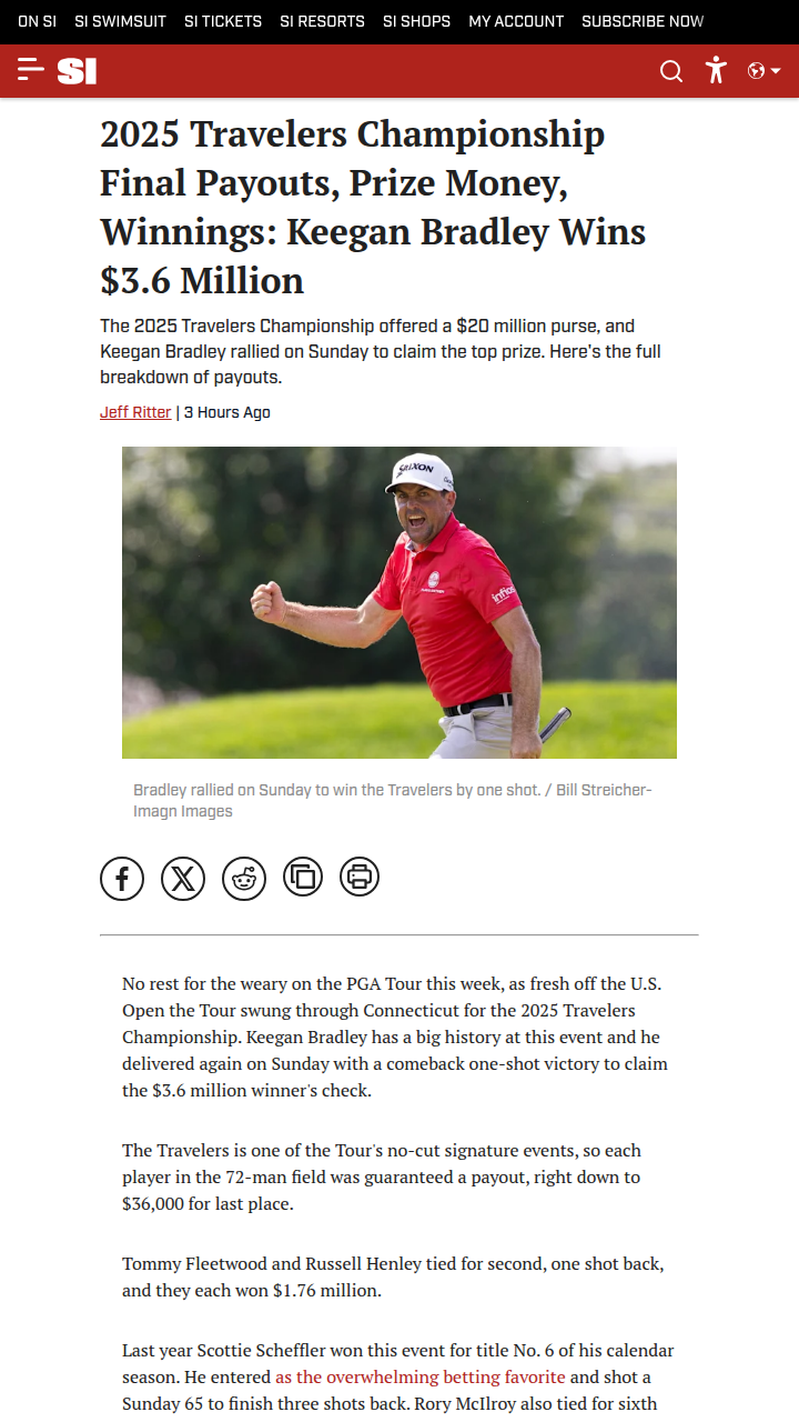 Keegan’s Comeback Seals Travelers Drama
