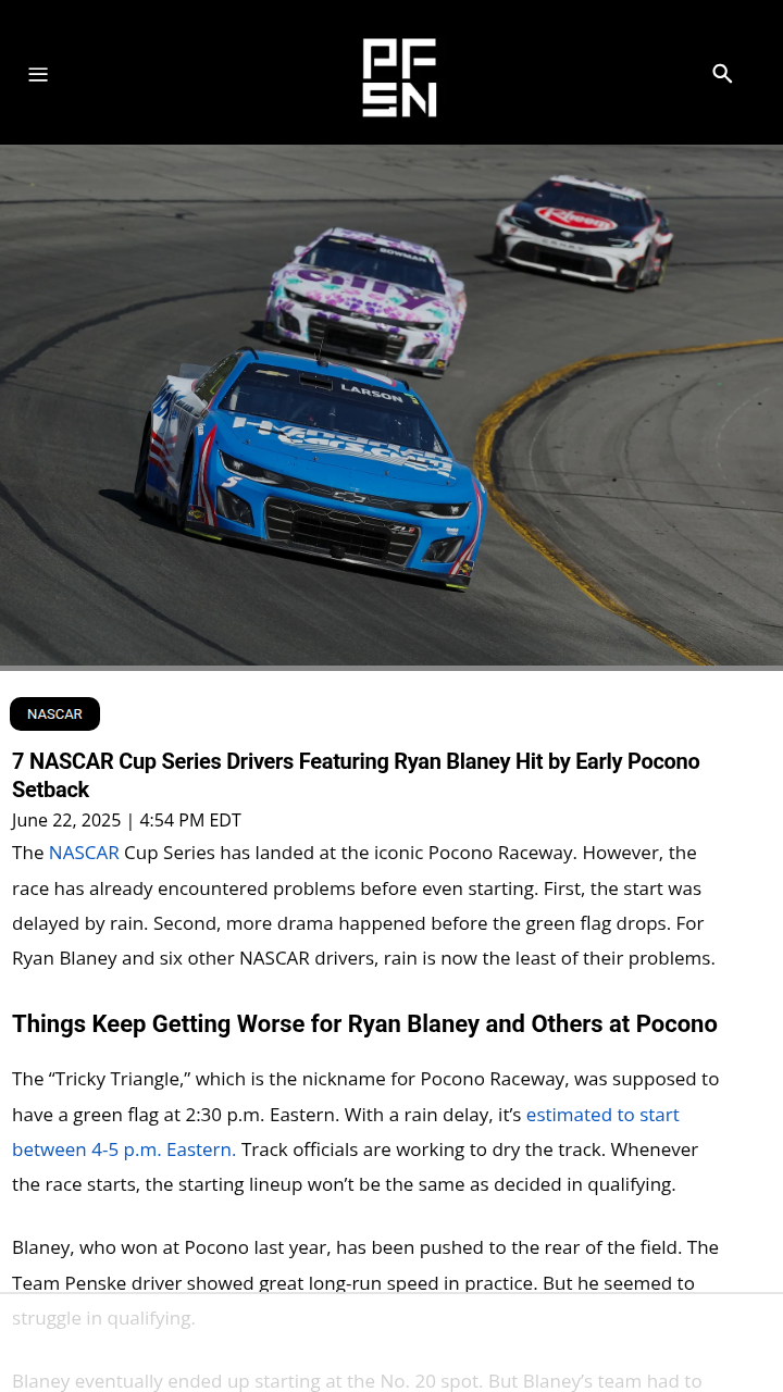 Blaney & Co. Face Tricky Triangle Setback