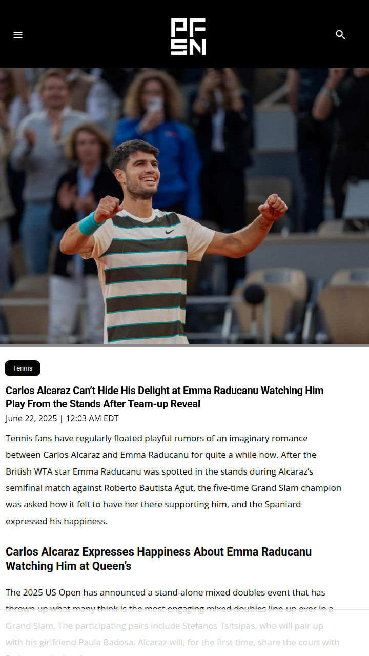 Alcaraz & Raducanu: Mixed Doubles Dream Team?