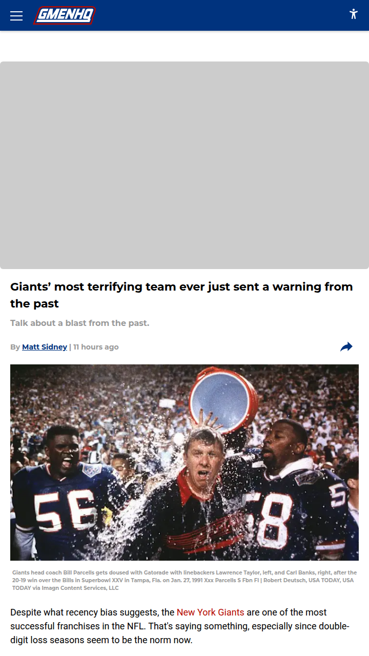 Can Big Blue’s D Channel the ‘86 Giants?
