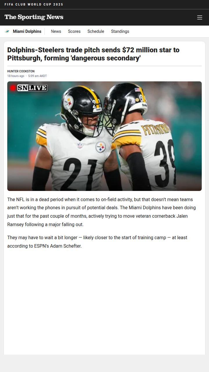 Could Ramsey Make Steelers’ D Unstoppable?