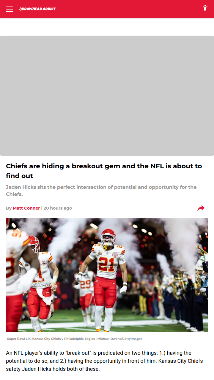 Is Jaden Hicks the Chiefs’ Secret Weapon?