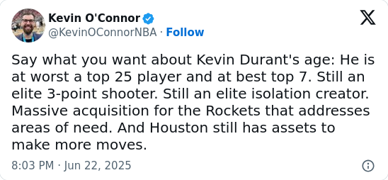 KD Rockets Move: Zeke’s Big Endorsement