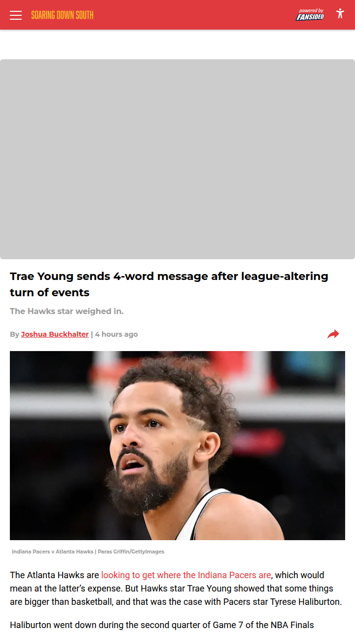 Ice Trae Reacts to Haliburton Injury