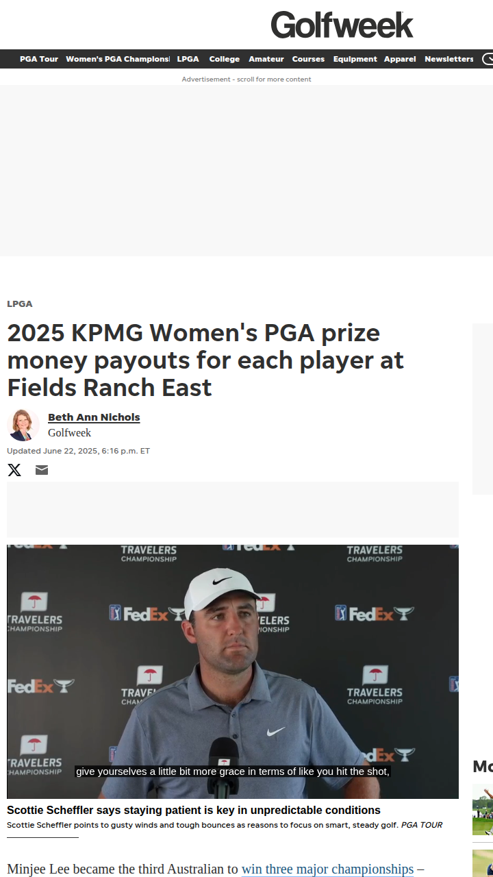 Minjee Lee Joins Aussie Legends at KPMG