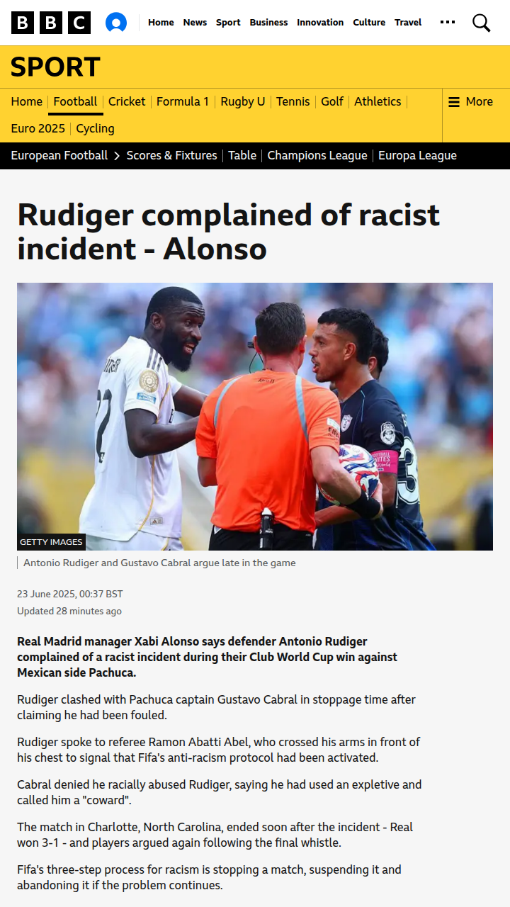 Rudiger Stands Tall After Club World Cup Clash