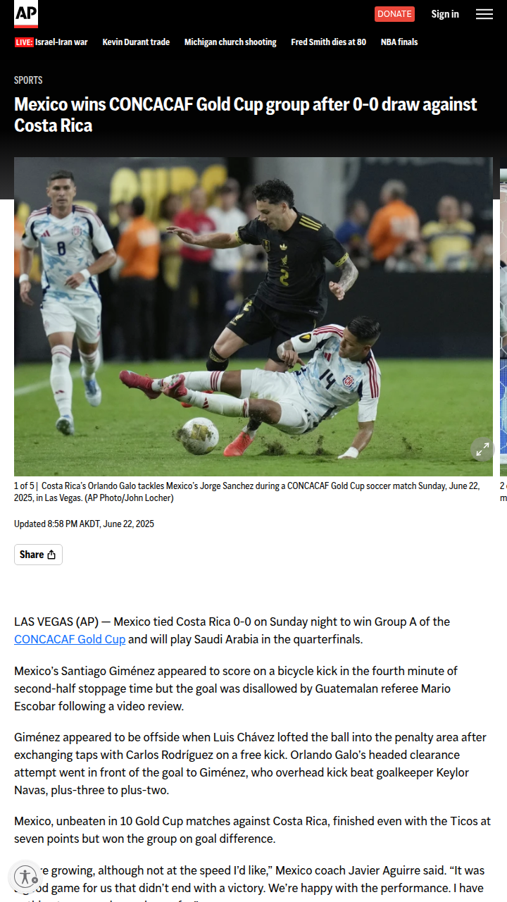 El Tri’s Offside Drama vs. Ticos!