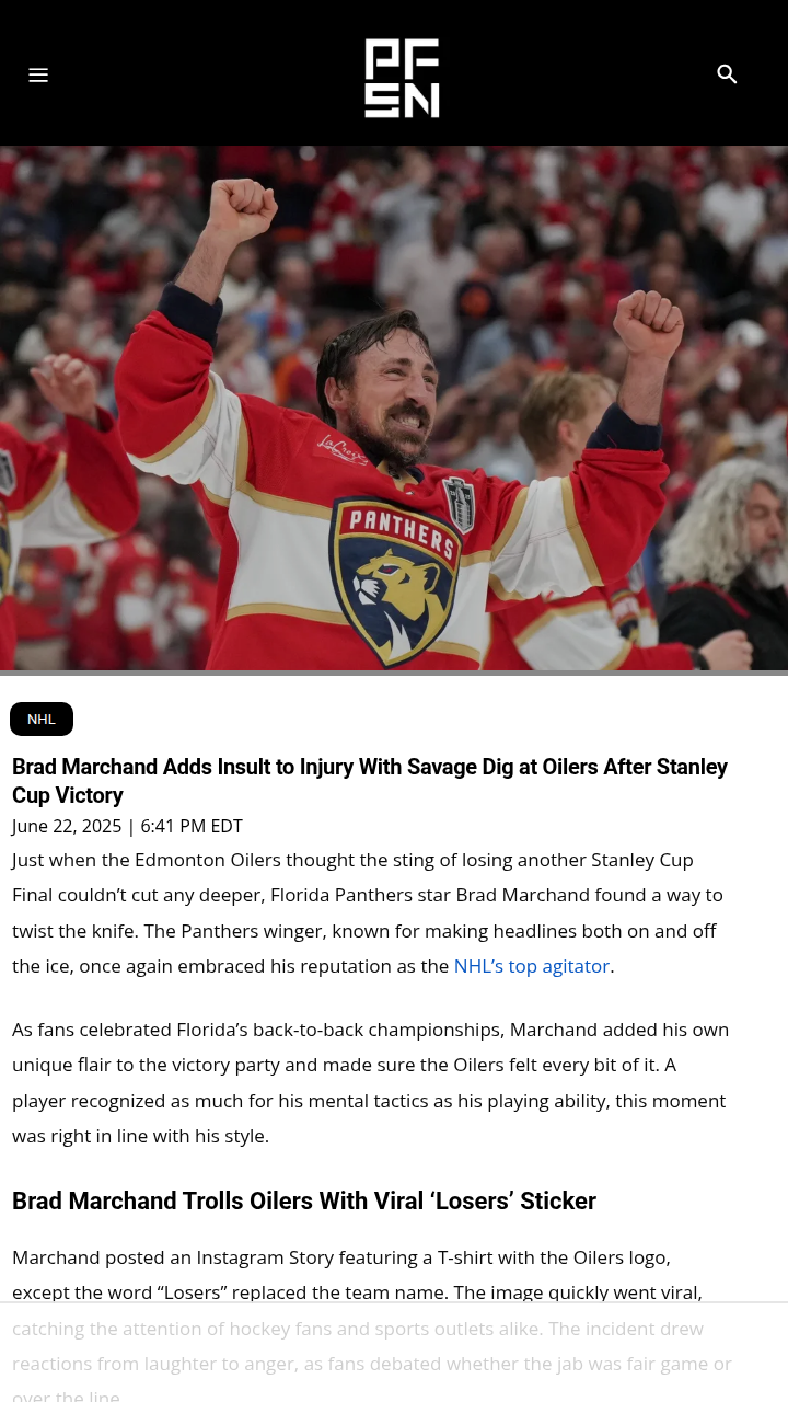 Marchand’s ‘Losers’ Jab: Too Far or Fair Game?