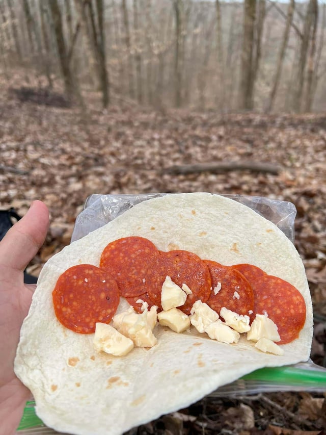 Chill meal on my west coast trail