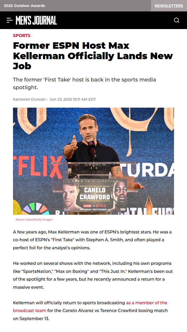 Max Kellerman Returns for Super Fight!