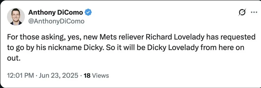 Dicky Lovelady lol