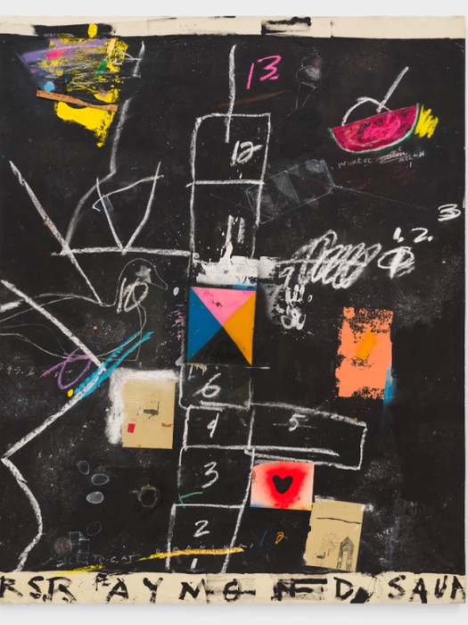 Raymond Saunders Paints Outside the Lines in Chelsea and Tribeca