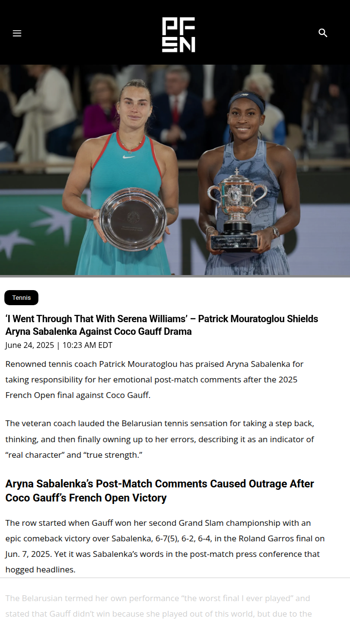 Sabalenka’s Apology: Real Strength or PR Move?