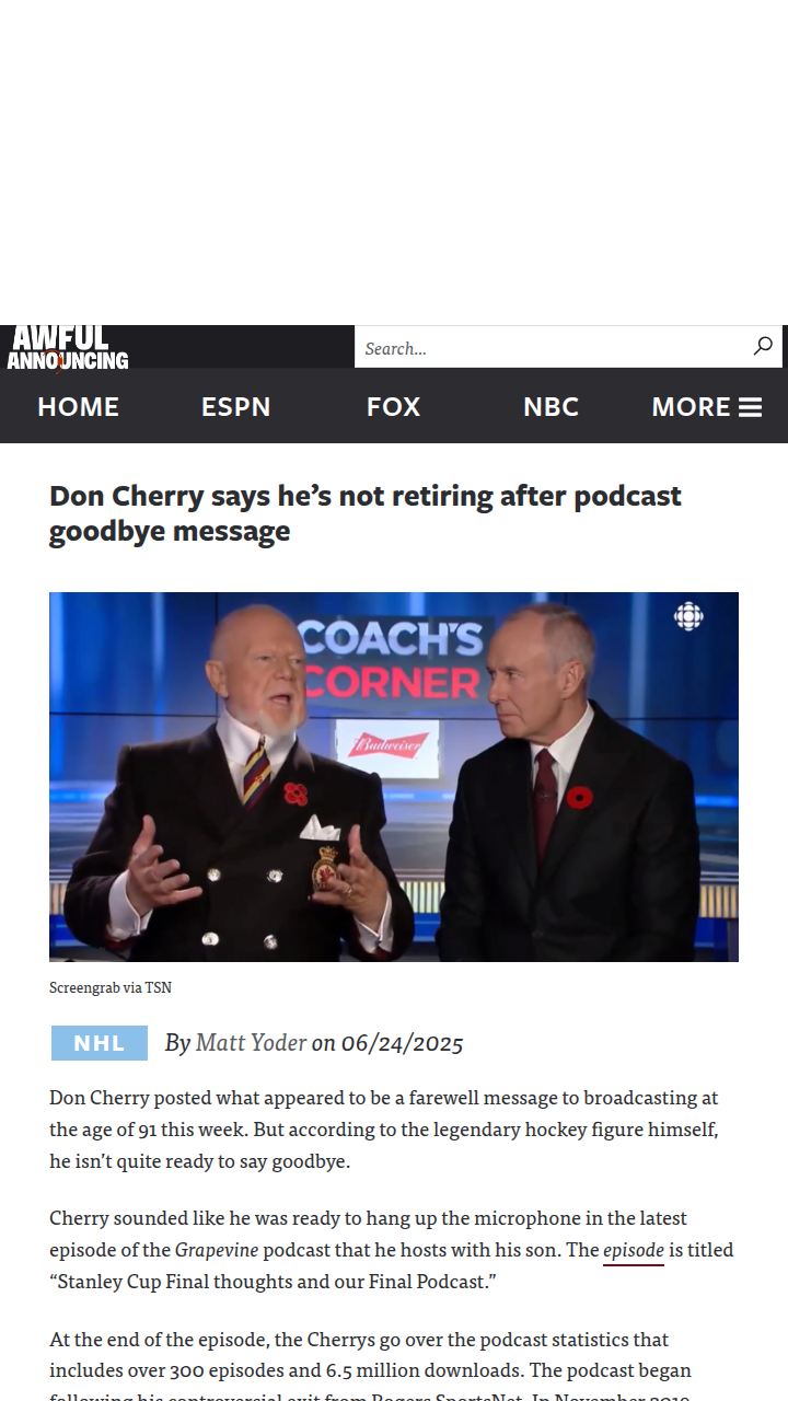 Grapes Not Done Yet: Don Cherry Returns!