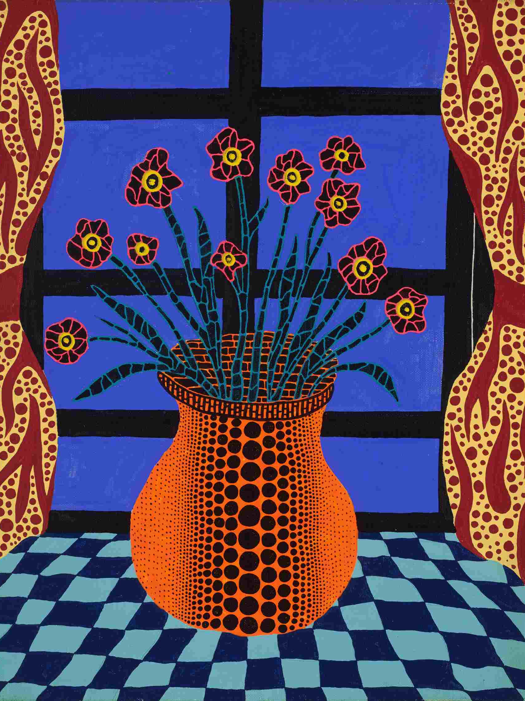 Auction Surprises: Kusama’s Dots Outshine Hockney’s Pools in a Shifting Art Market