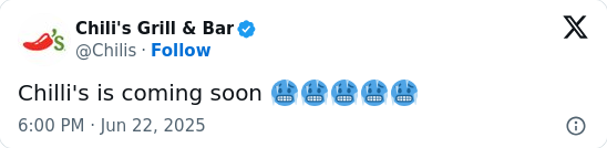 Chili’s Teases Fans With Mysterious Post