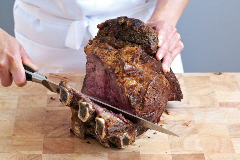 How I Carve a Standing Rib Roast Like a Pro 🍖