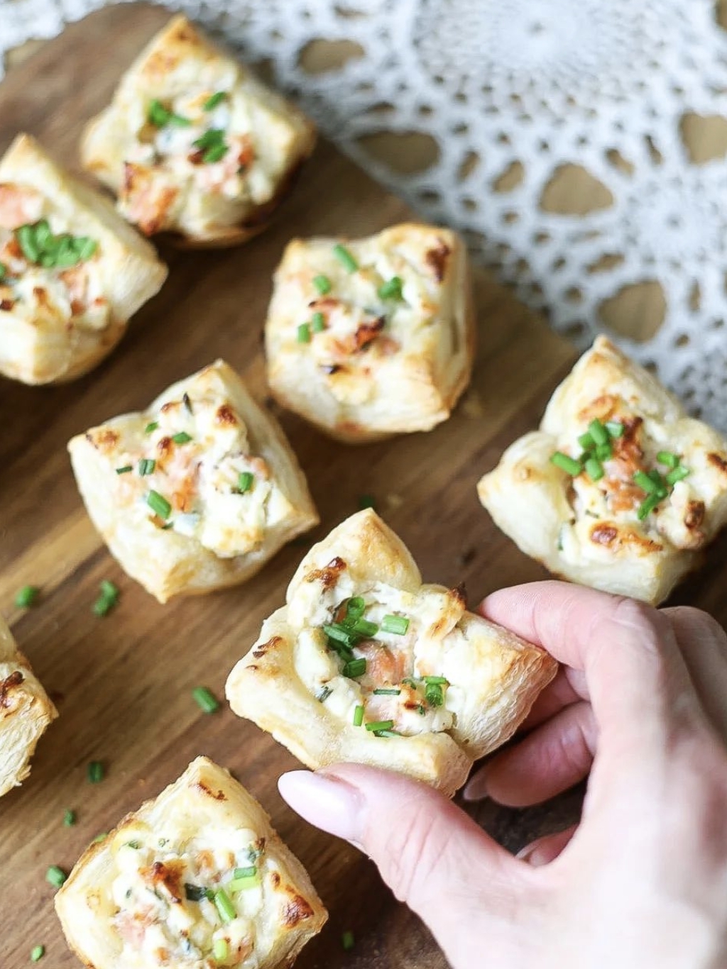 Amazing Mini Smoked Salmon Pies!