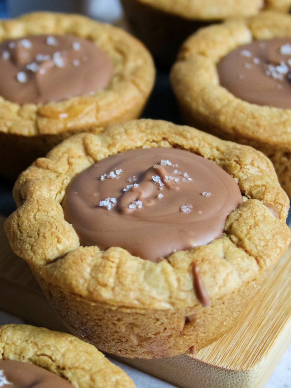🍯 SEA SALTED MILLIONAIRE’S COOKIE CUPS RECIPE 🍯