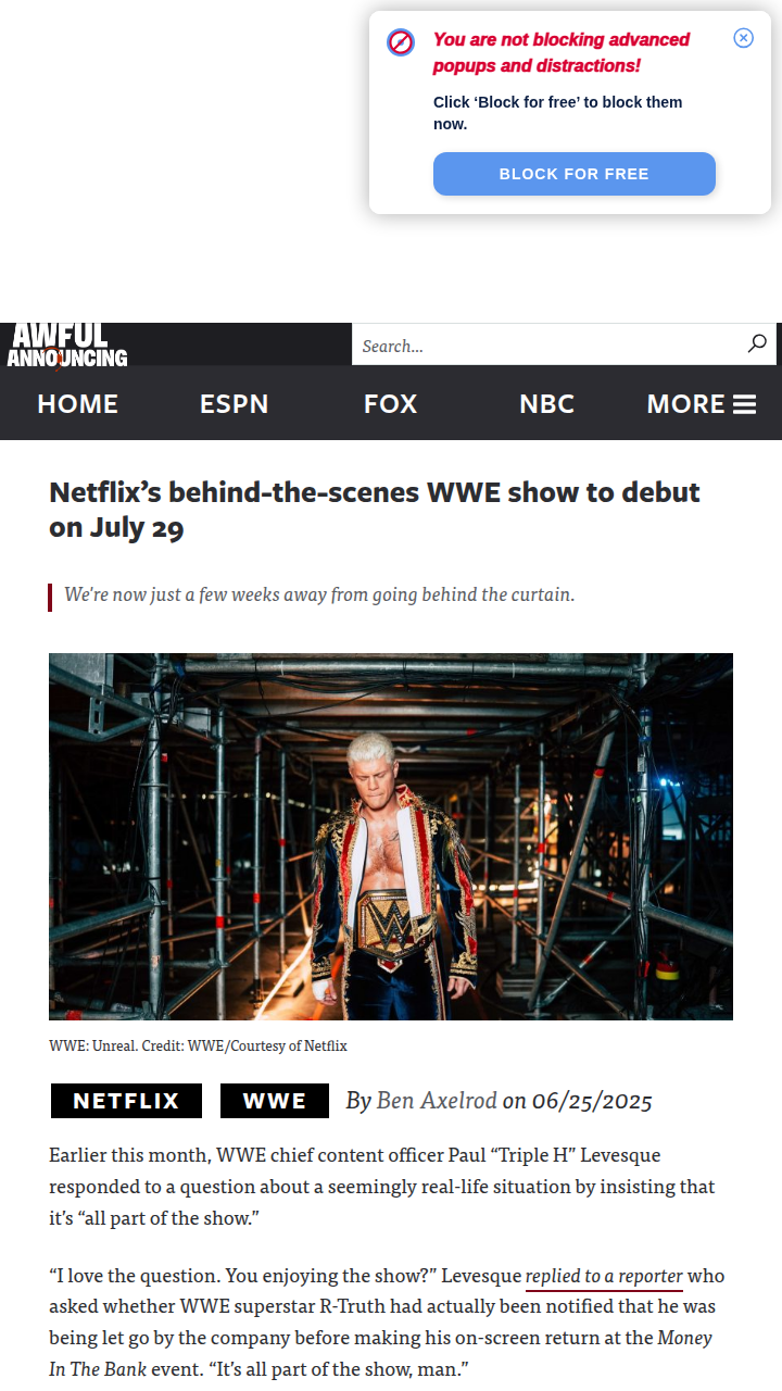 WWE x Netflix: Real Drama or Just a Show? 🤔