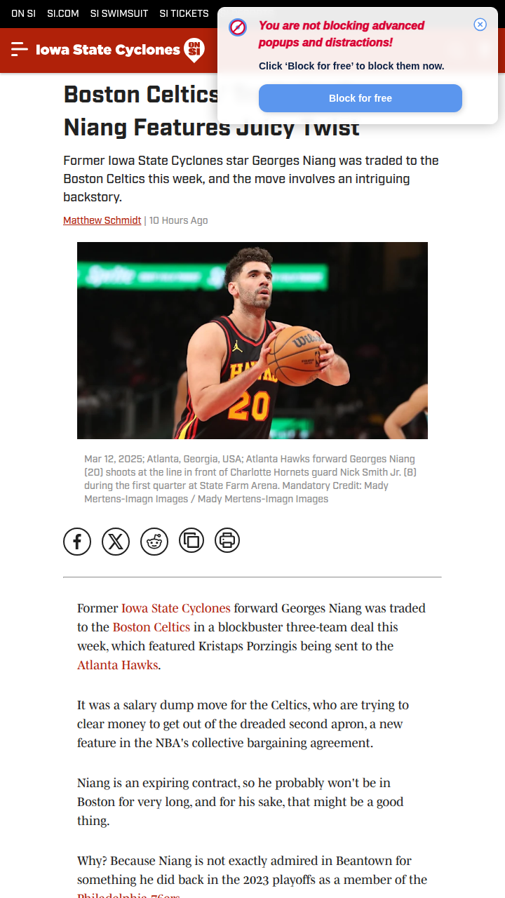 Niang to Boston: Awkward Reunion Ahead?