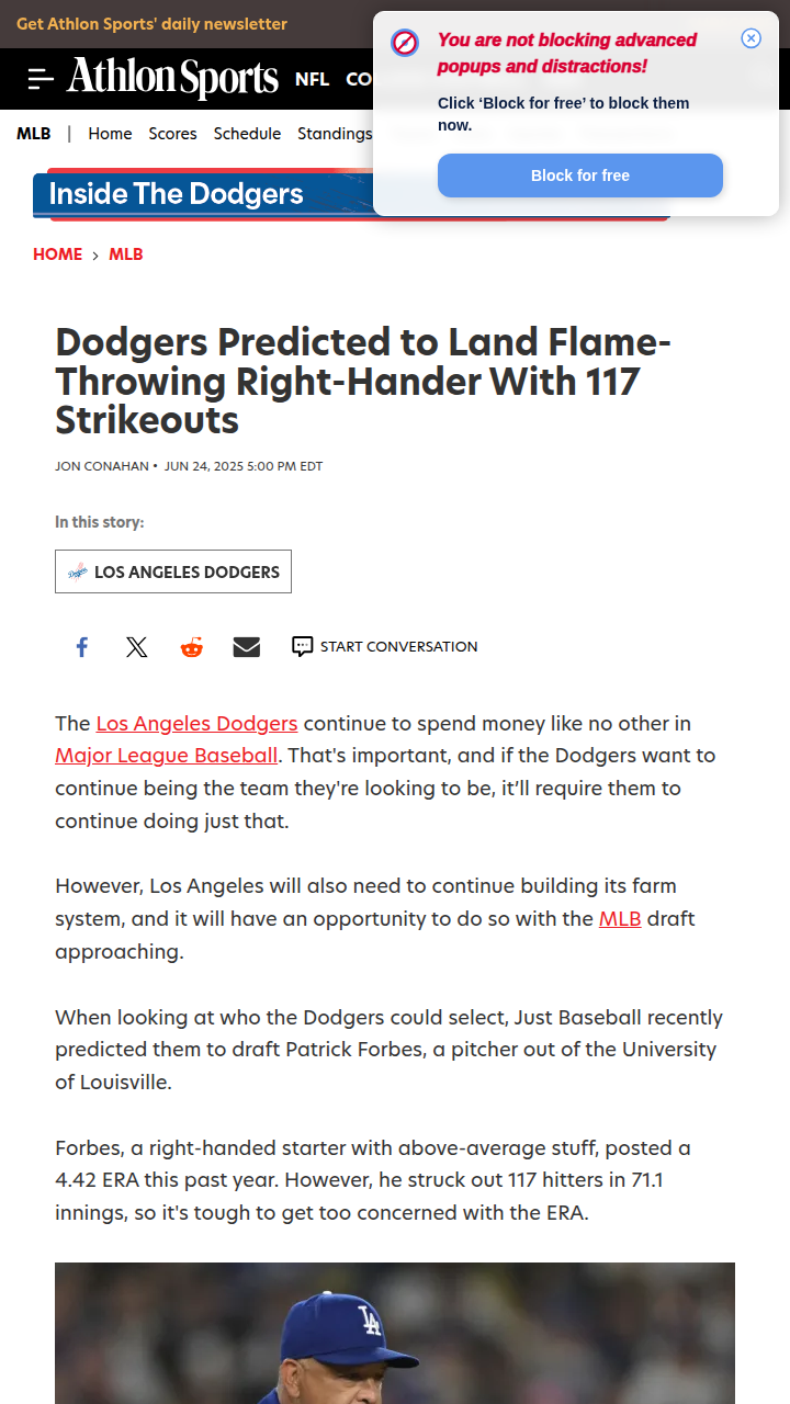 Dodgers Eyeing Next Strikeout King?