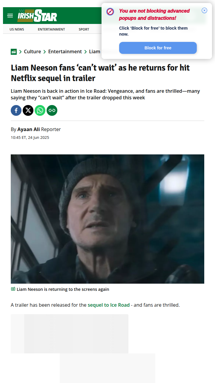 Liam Neeson’s Wildest Sequel Yet? 😱