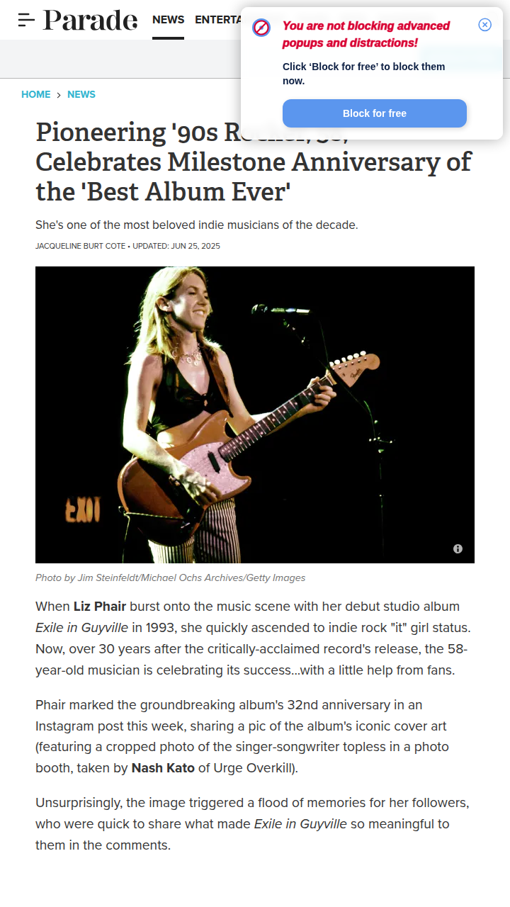 Liz Phair’s Iconic Album Turns 32 🎸