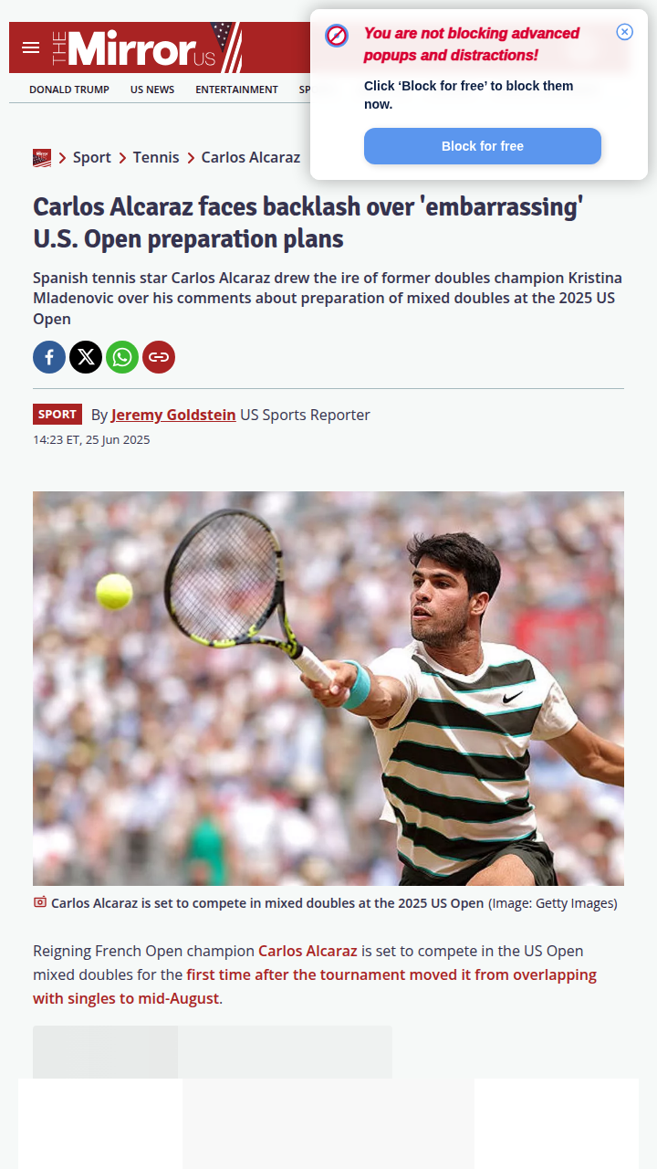 Alcaraz & Raducanu Stir Up Doubles Drama