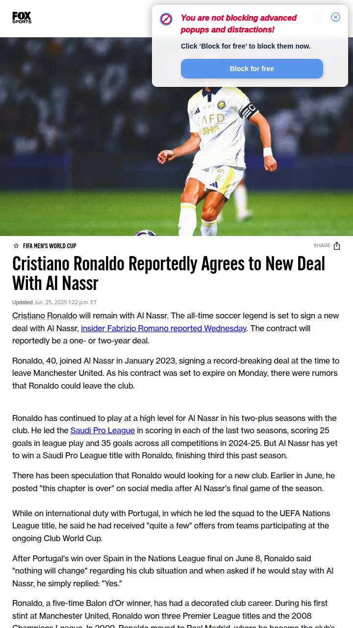 CR7 Stays: Al Nassr’s Title Hopes Alive?