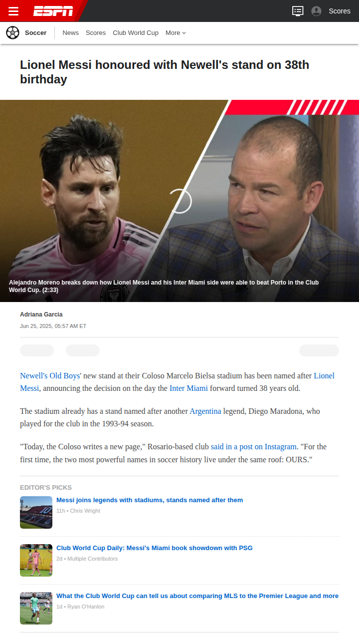 Messi & Maradona: Legends Share a Stand!
