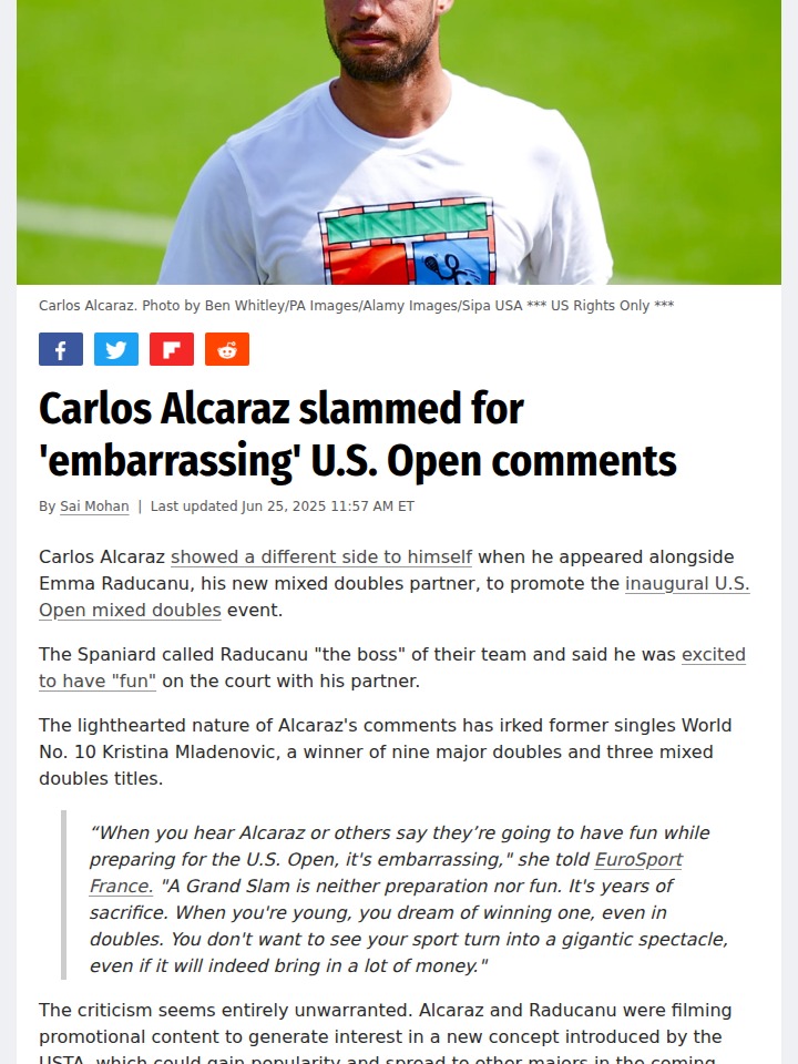 Alcaraz & Raducanu: Fun or Faux Pas?