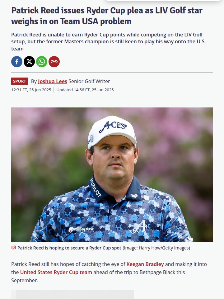 Captain America’s Ryder Cup Dilemma