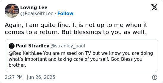 Bask In His Glory Soon? Keith Lee’s Health Update