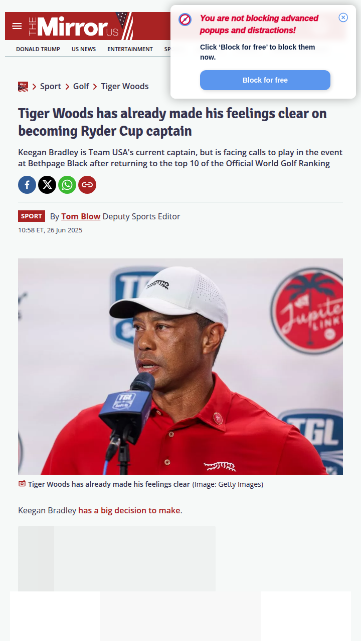 Will Keegan Bradley Captain & Play?