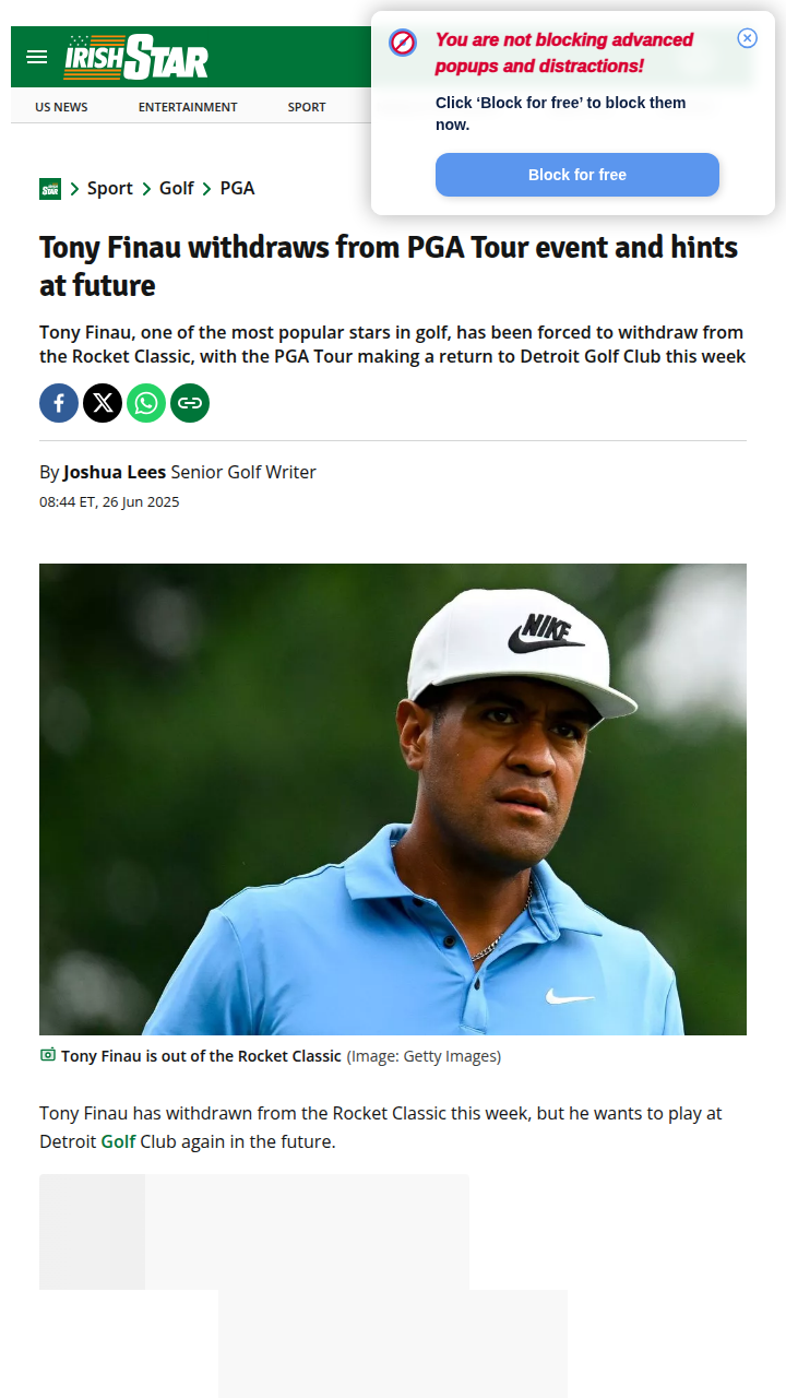 Finau Sits Out Rocket Classic—What’s Next?