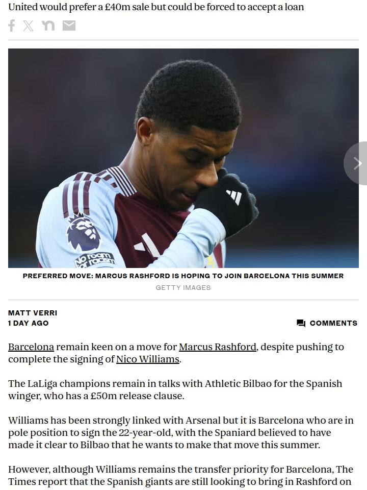 Rashford to Barca: Loan or Let Go?