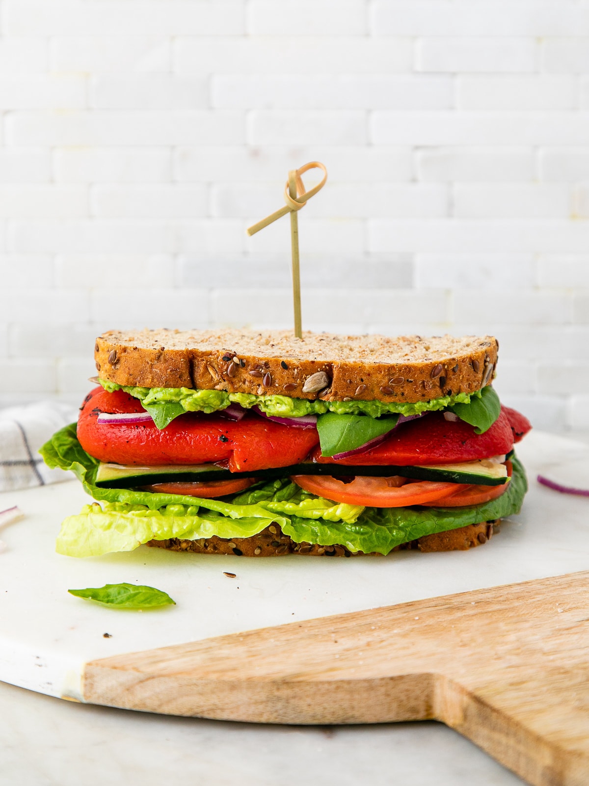 Mediterranean Veggie Sandwich