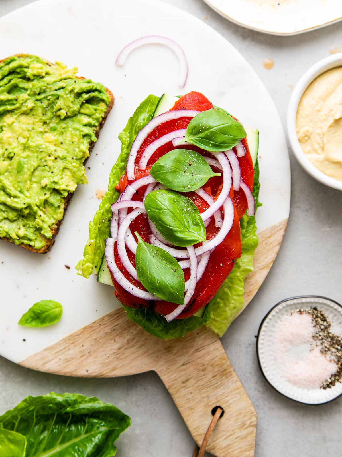 Mediterranean Veggie Sandwich
