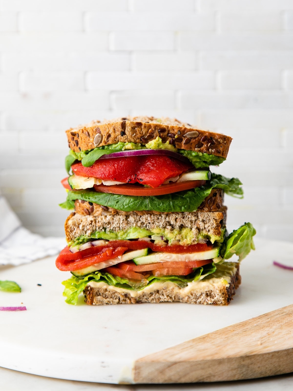 Mediterranean Veggie Sandwich