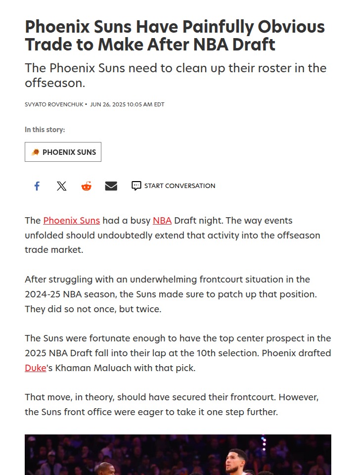 Should the Suns Move Nick Richards Next?