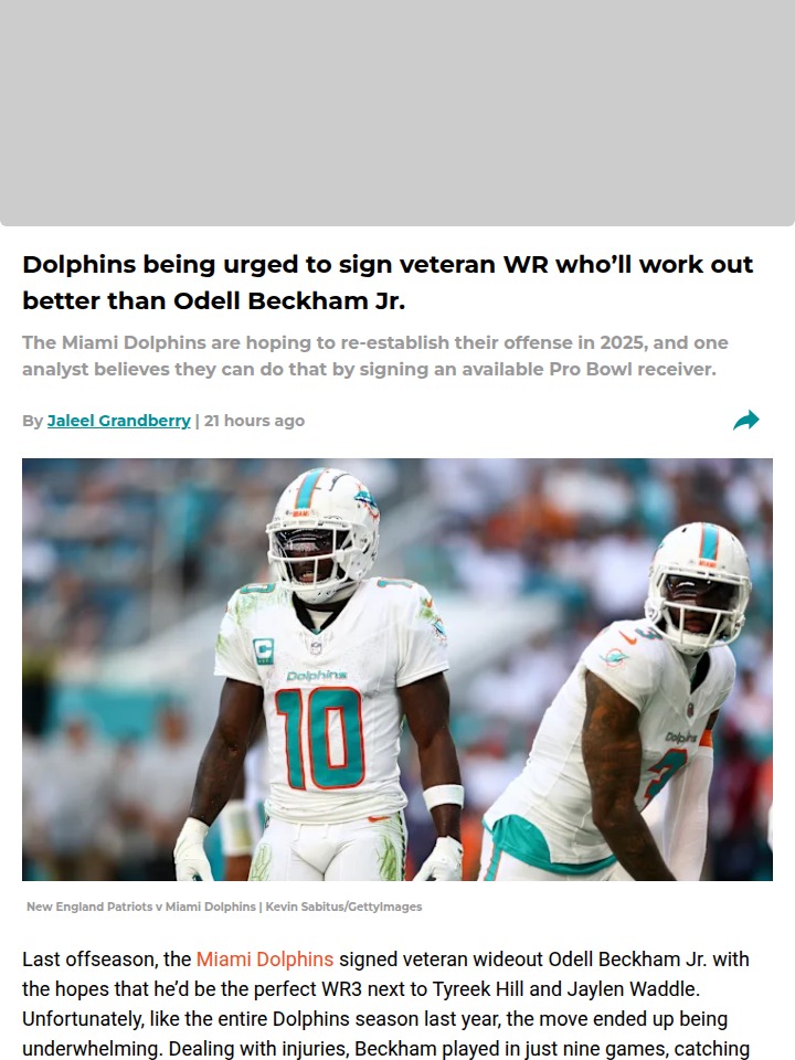 Should Fins Roll the Dice on Keenan Allen?