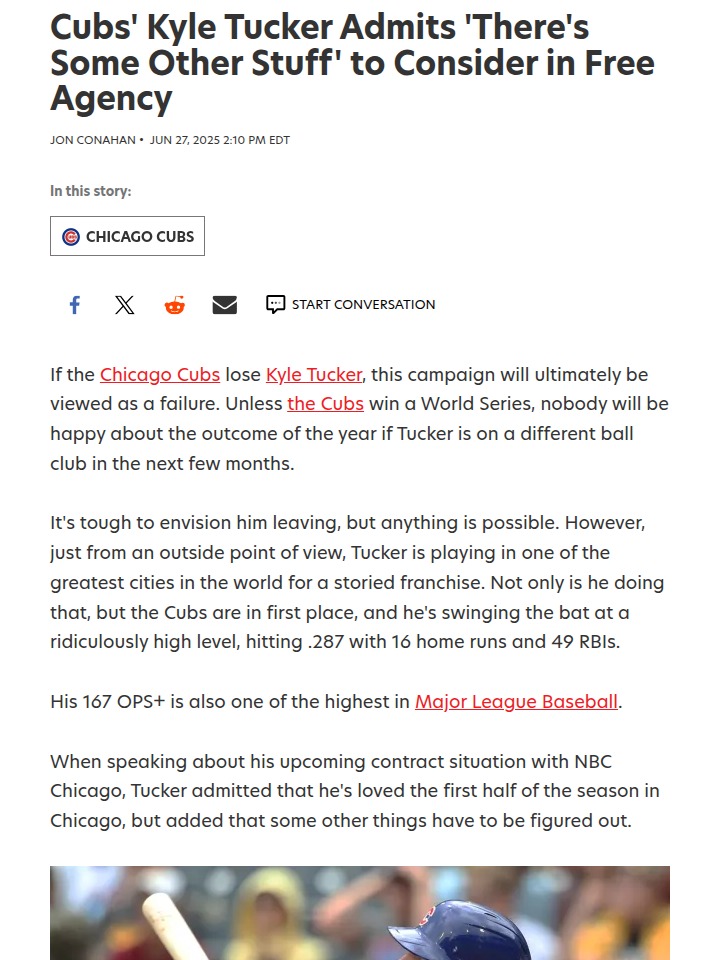 Tucker’s Future: Will the Cubs Keep Their Star?